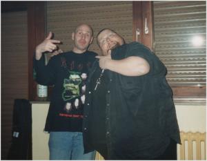 2002 in Bochum HdkJ (20. April) mit Wolle Backstage